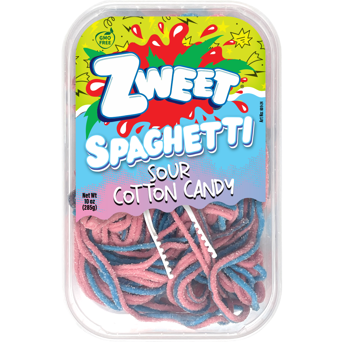 Cotton Candy Sour Spaghetti | 10 oz | Zweet – Zweet Shop