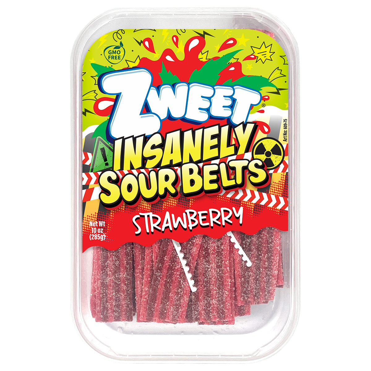 Strawberry Insanely Sour Belts | 10 oz | Zweet – Zweet Shop Strawberry Insanely Sour Belts | 10 oz | Zweet – Zweet Shop