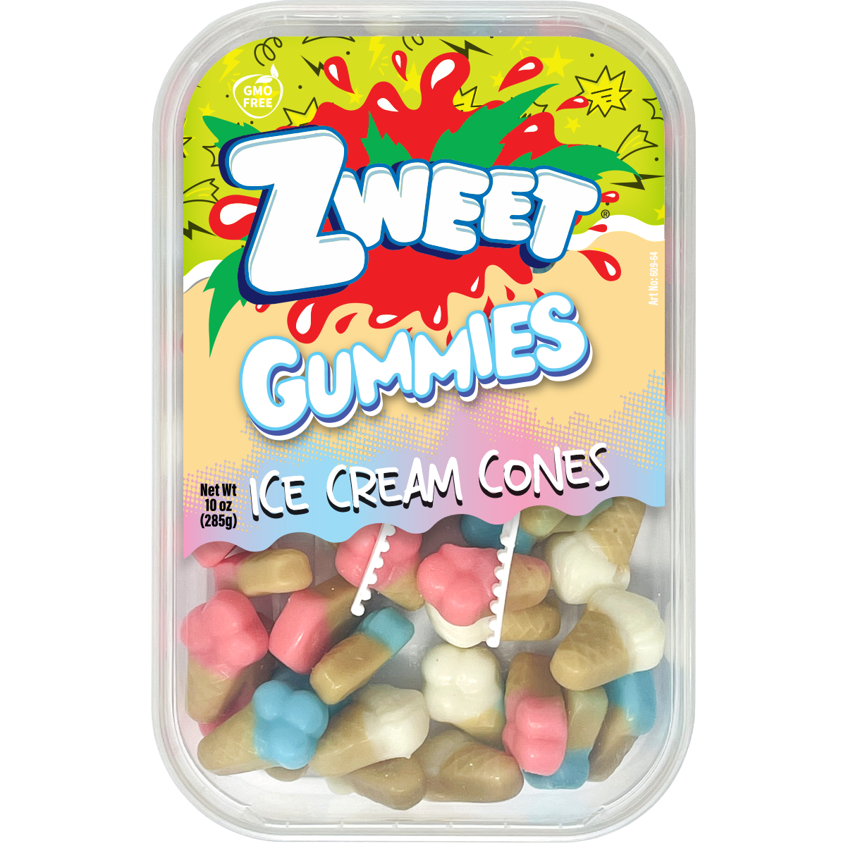 Gummy Ice Cream Cones | 10 oz