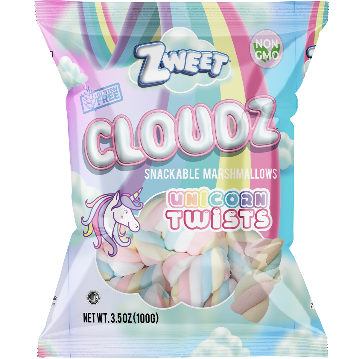 Marshmallow Unicorn Twists | 3.5 oz