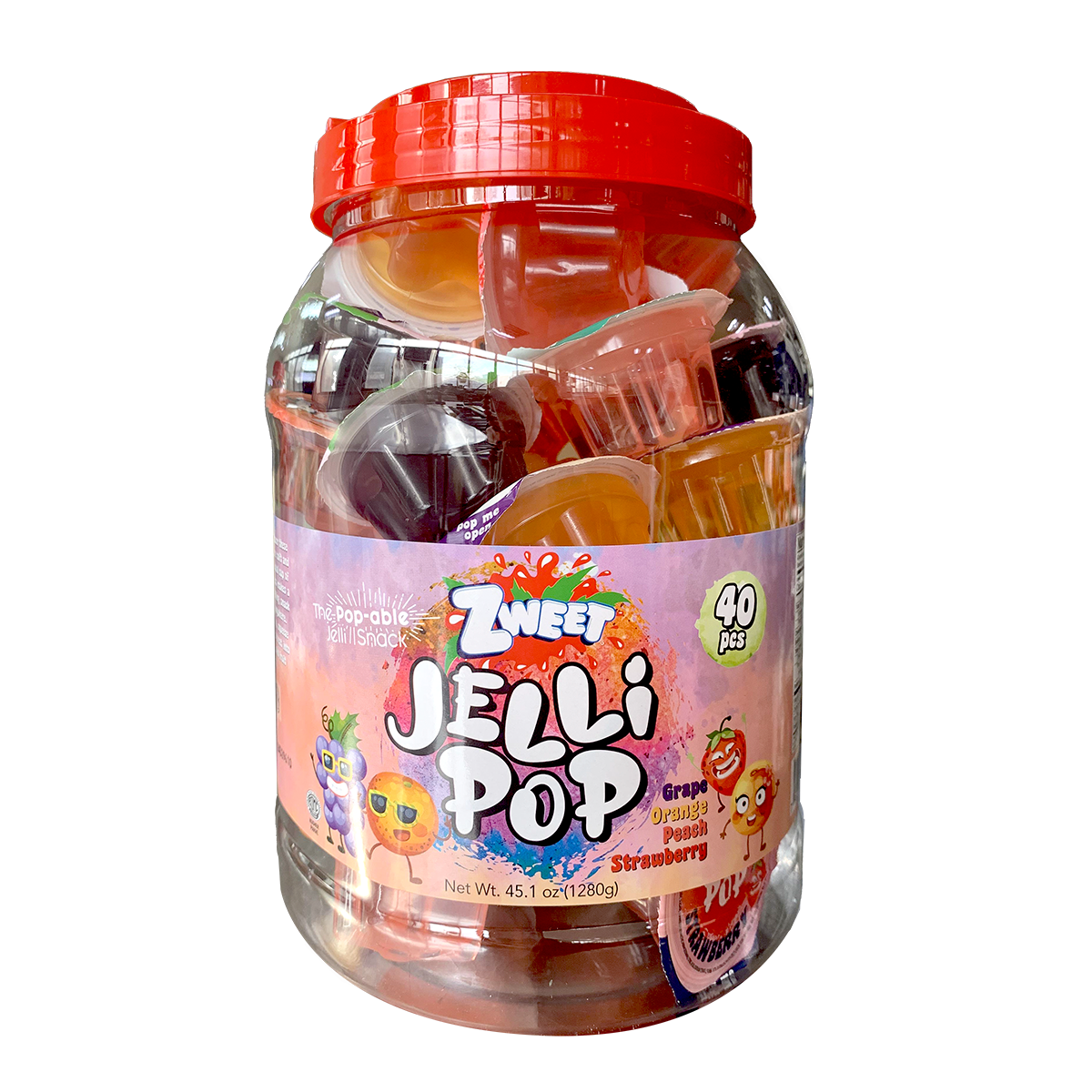 Jelli Pop Jar | 40PCS | Zweet – Zweet Shop, fulfilled by OurBasket Jelli Pop Jar | 40PCS | Zweet – Zweet Shop, fulfilled by OurBasket