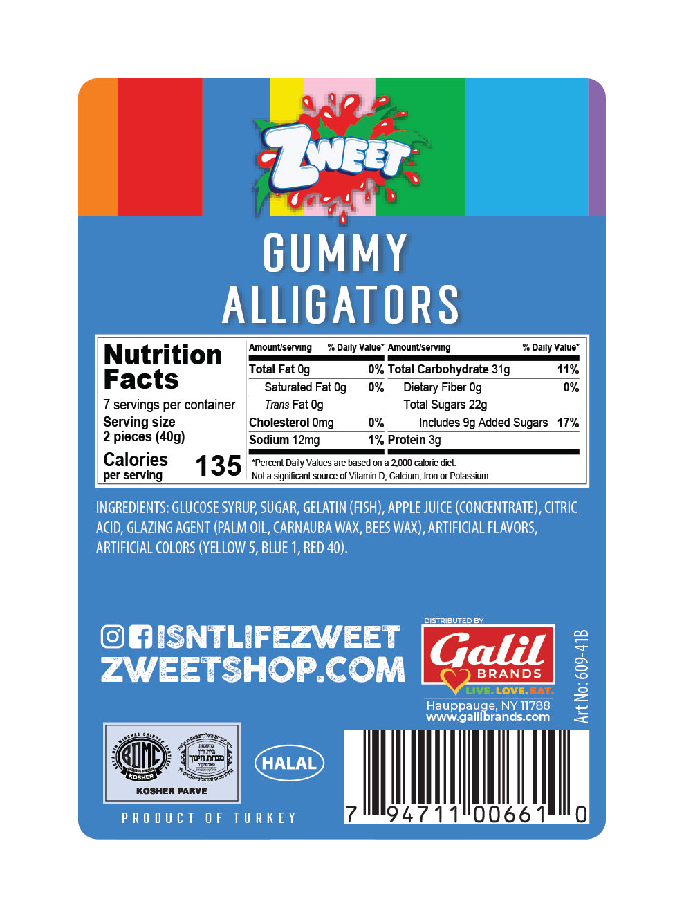 Gummy Alligators | 10 oz