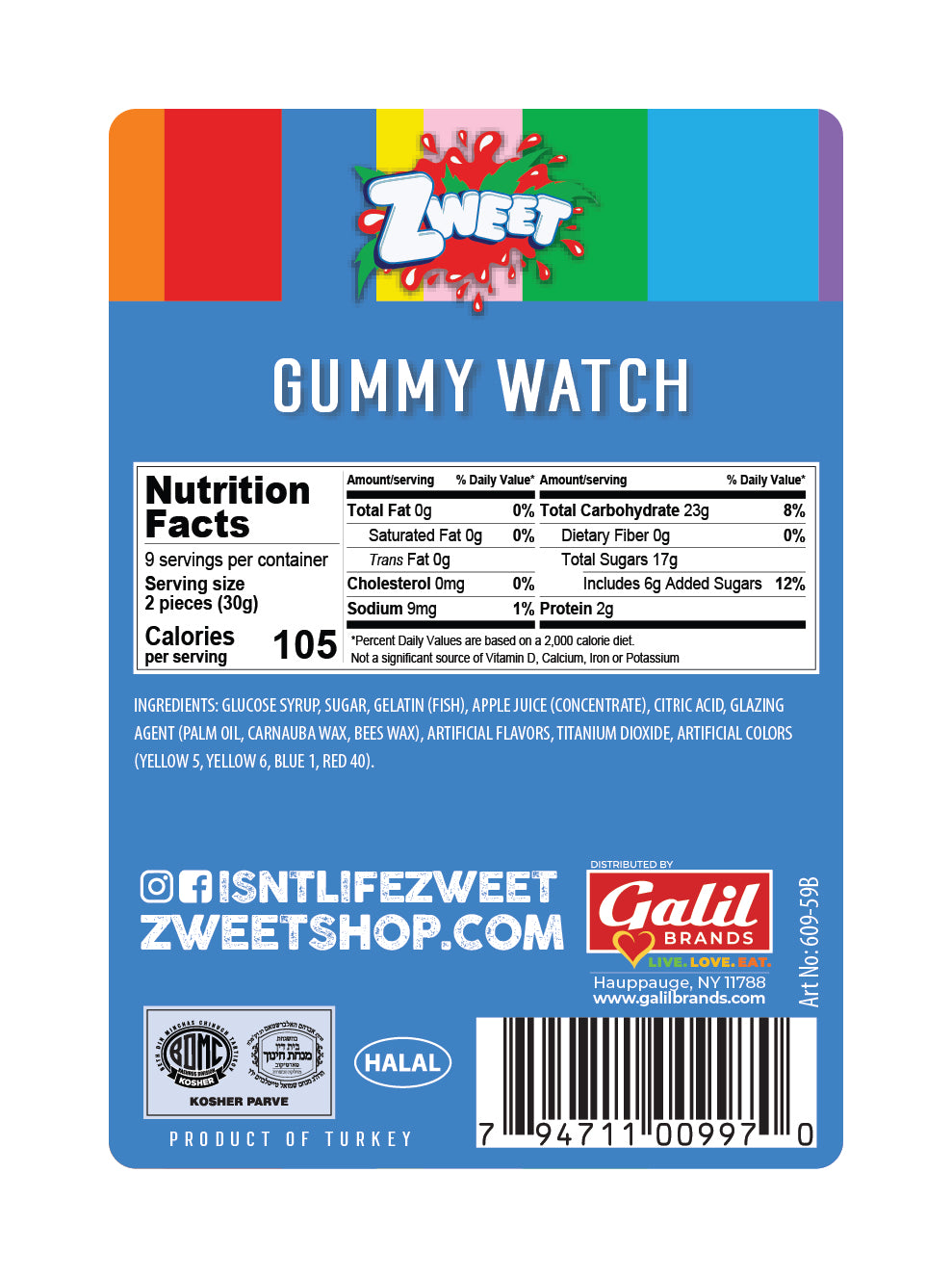 Gummy Watches | 10 oz