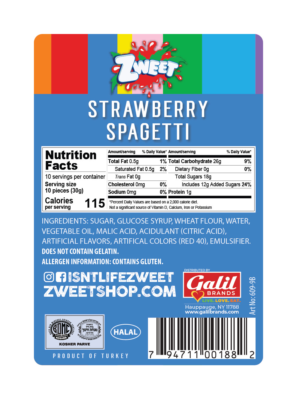 Strawberry Spaghetti | 10 oz