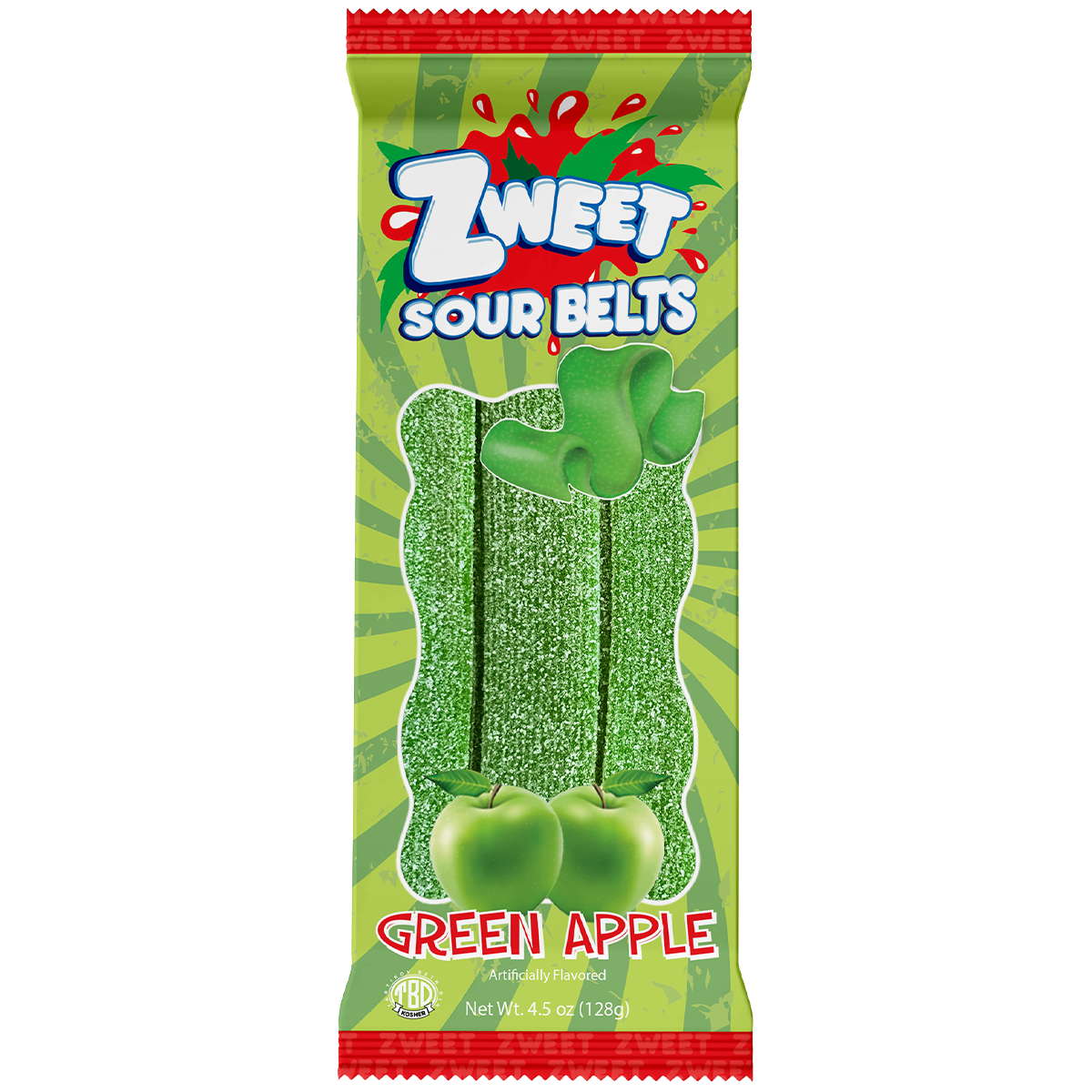 Apple Sour Belts | 4.5oz | Zweet – Zweet Shop, fulfilled by OurBasket
