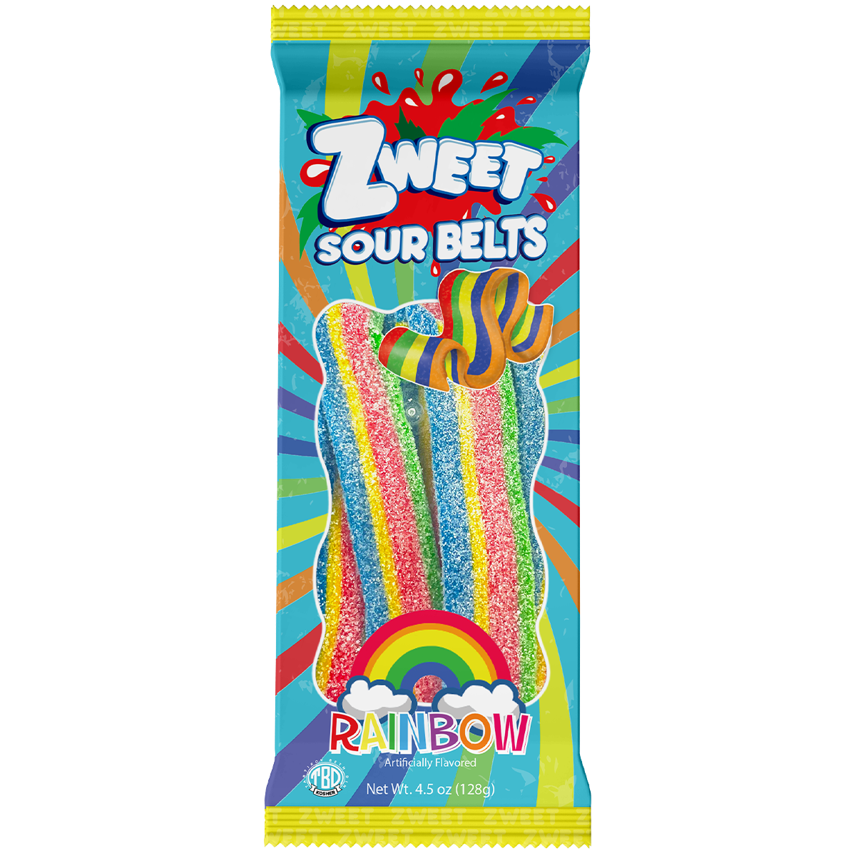 Sour Rainbow Belts | 4.5 oz