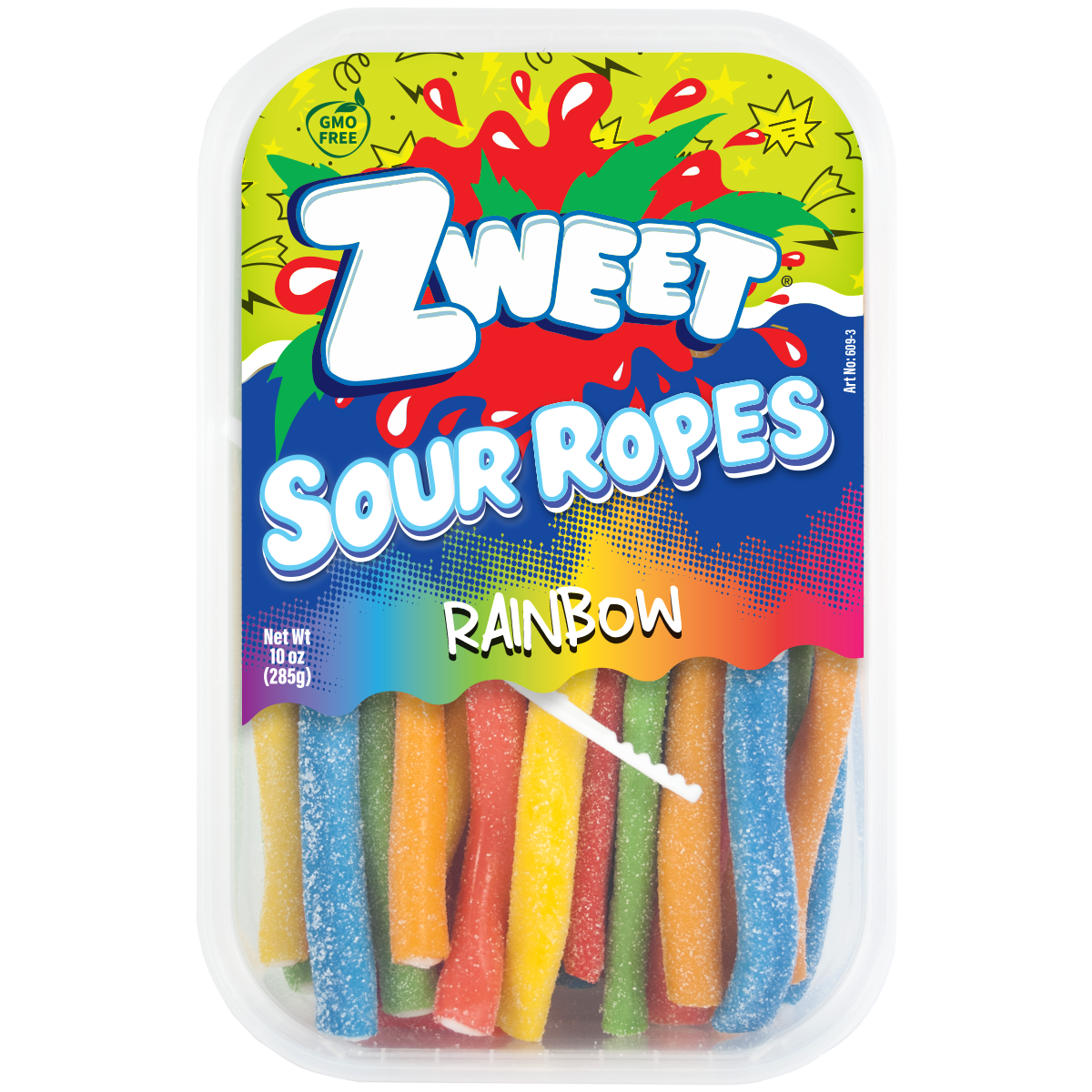 Sour Rainbow Ropes | 10 oz