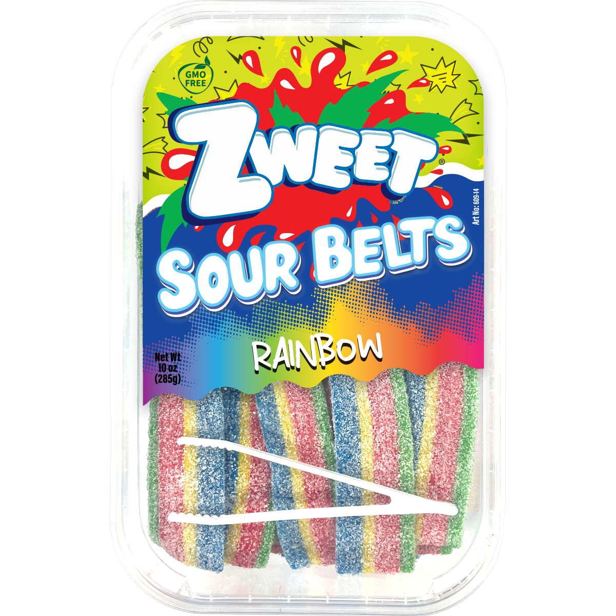 Sour Rainbow Belts | 10 oz