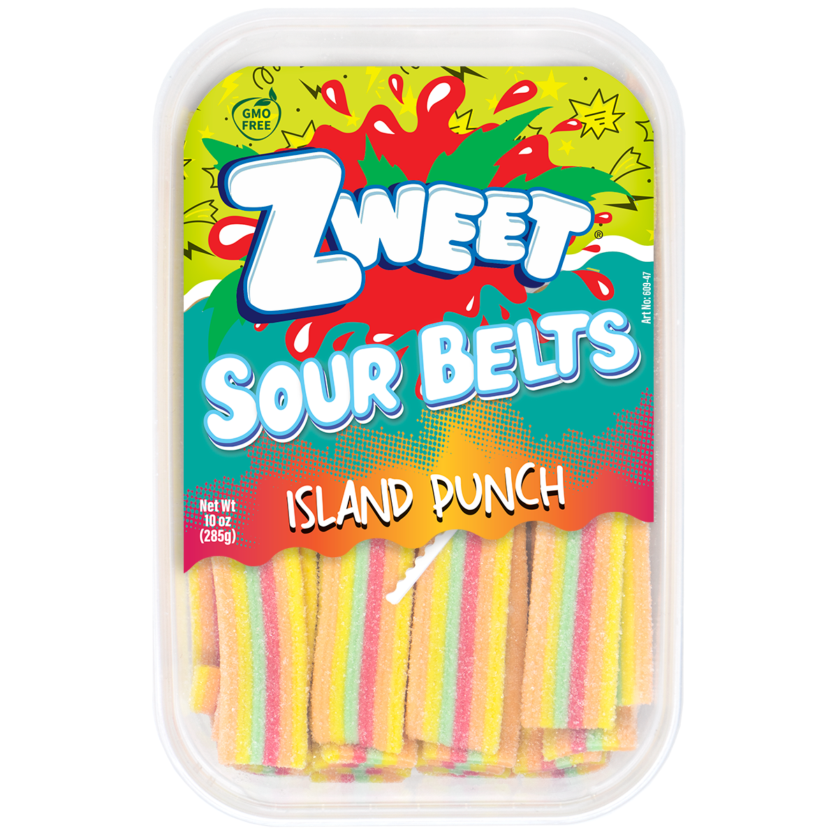Island Punch Sour Belts | 10 oz | Zweet – Zweet Shop, fulfilled by