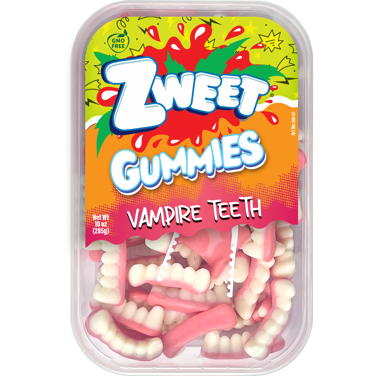 Gummy Vampire Teeth | 10 oz