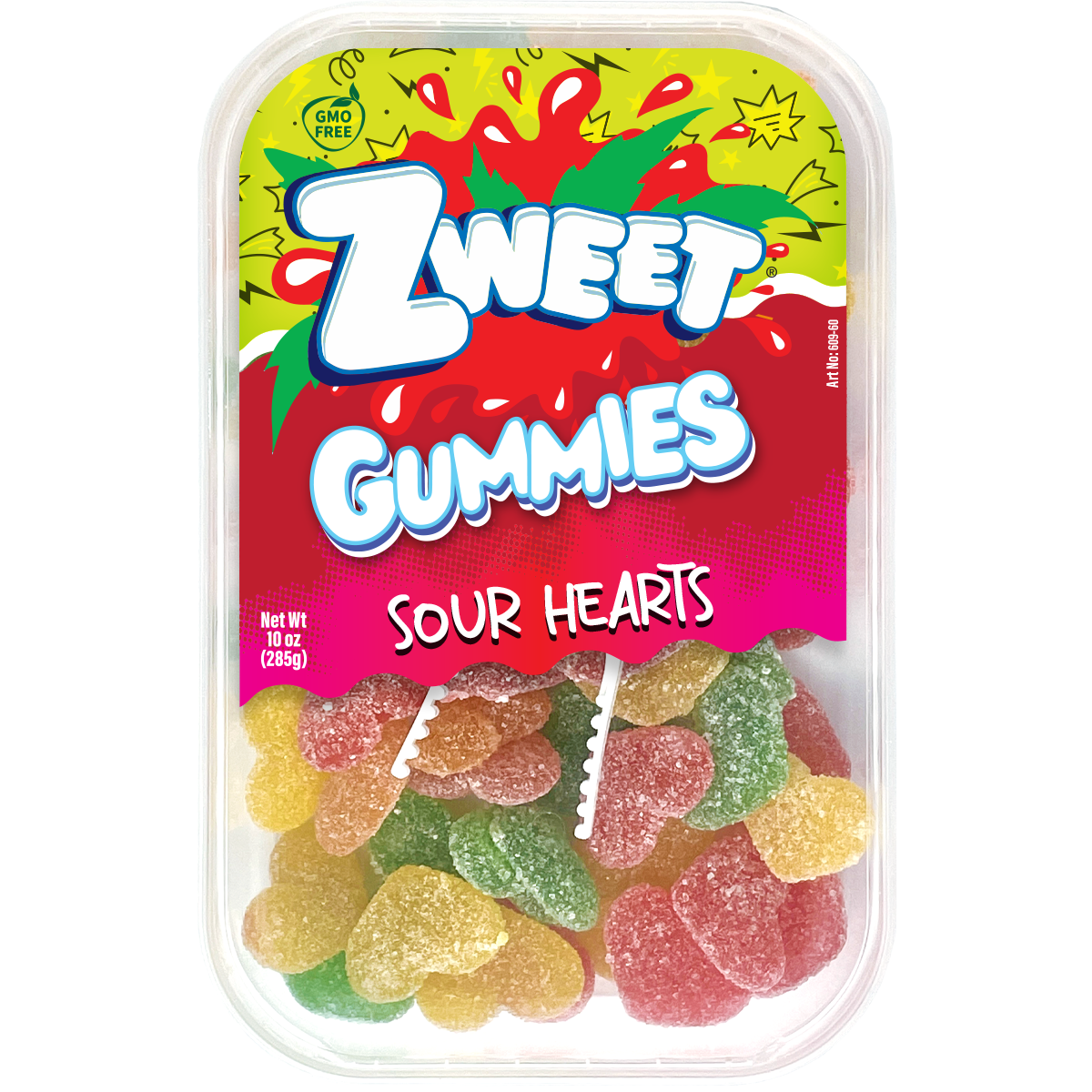 Sour Gummy Hearts | 10 oz