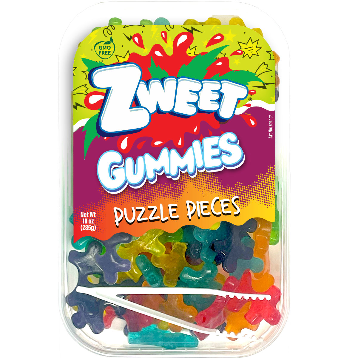 Gummy Puzzle Pieces | 10 oz | Zweet