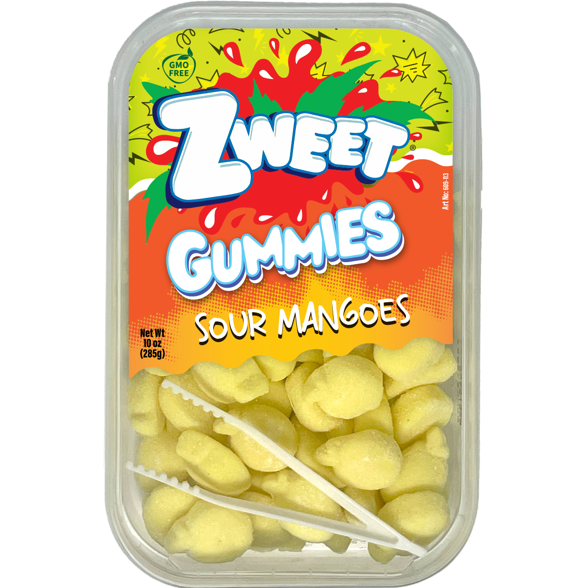 Sour Gummy Mangoes | 10 oz | Zweet