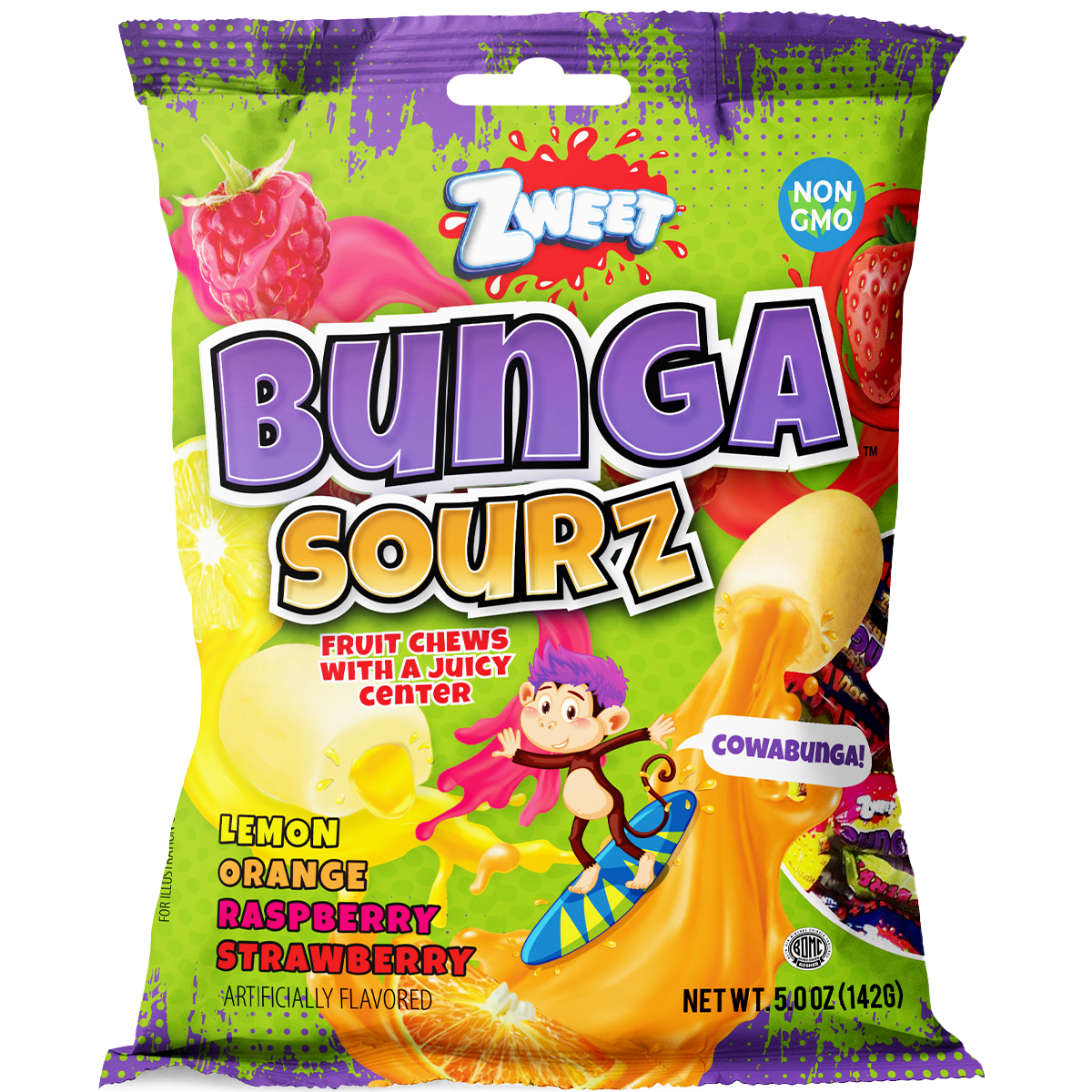 Bunga Sourz | Fruit chews | 5 oz