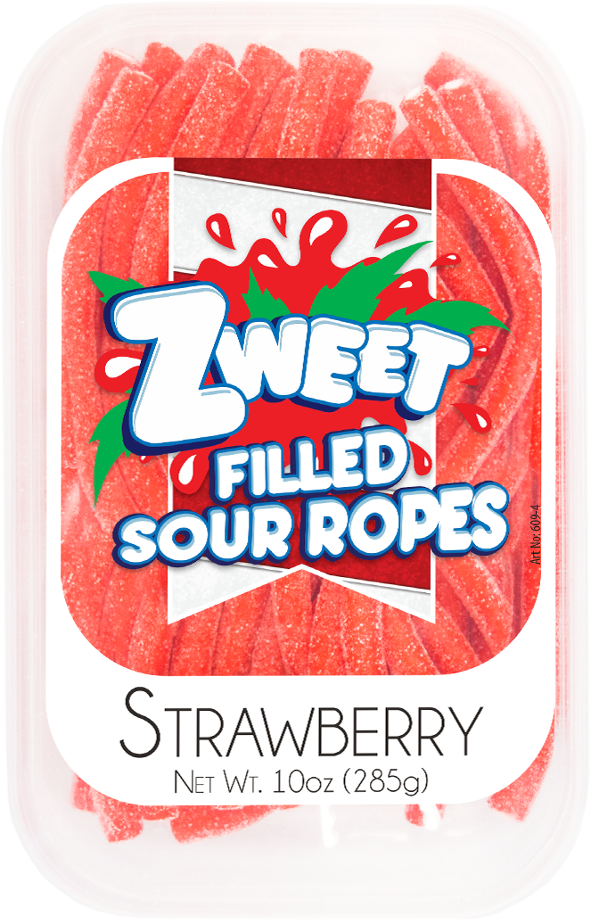 Sour Strawberry Ropes | 10 oz