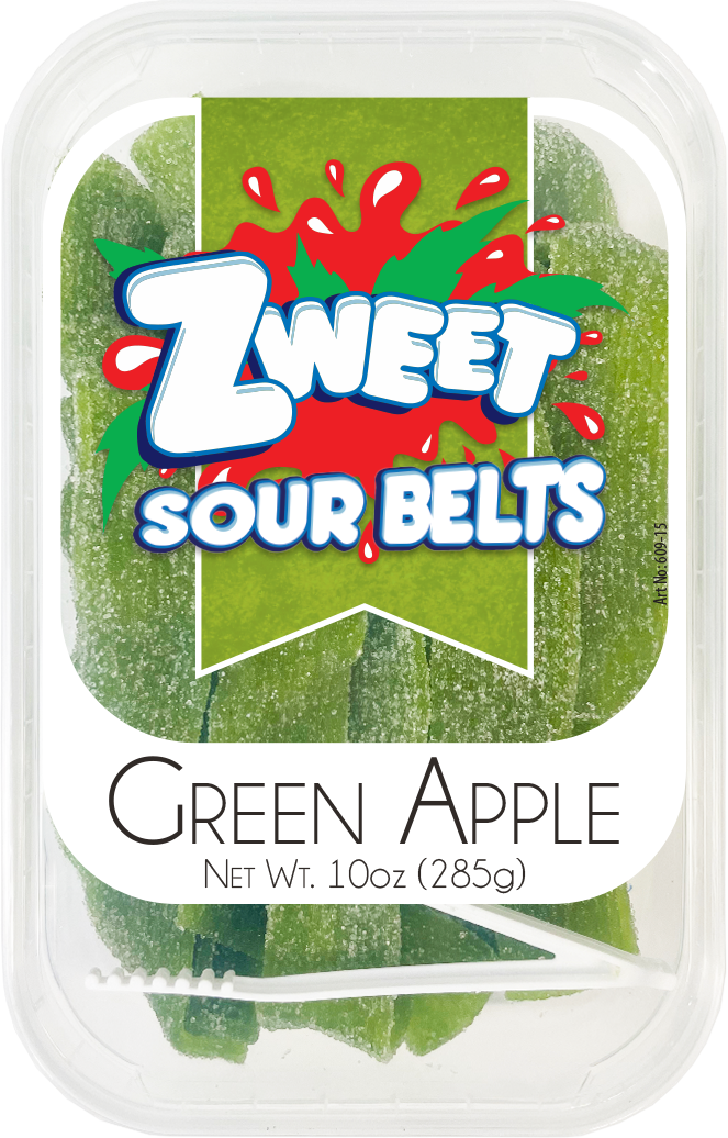 Sour Green Apple Belts | 10 oz