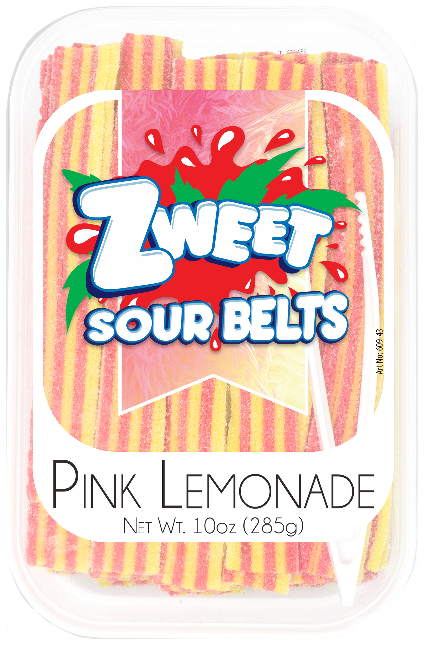 Sour Pink Lemonade Belts | 10 oz