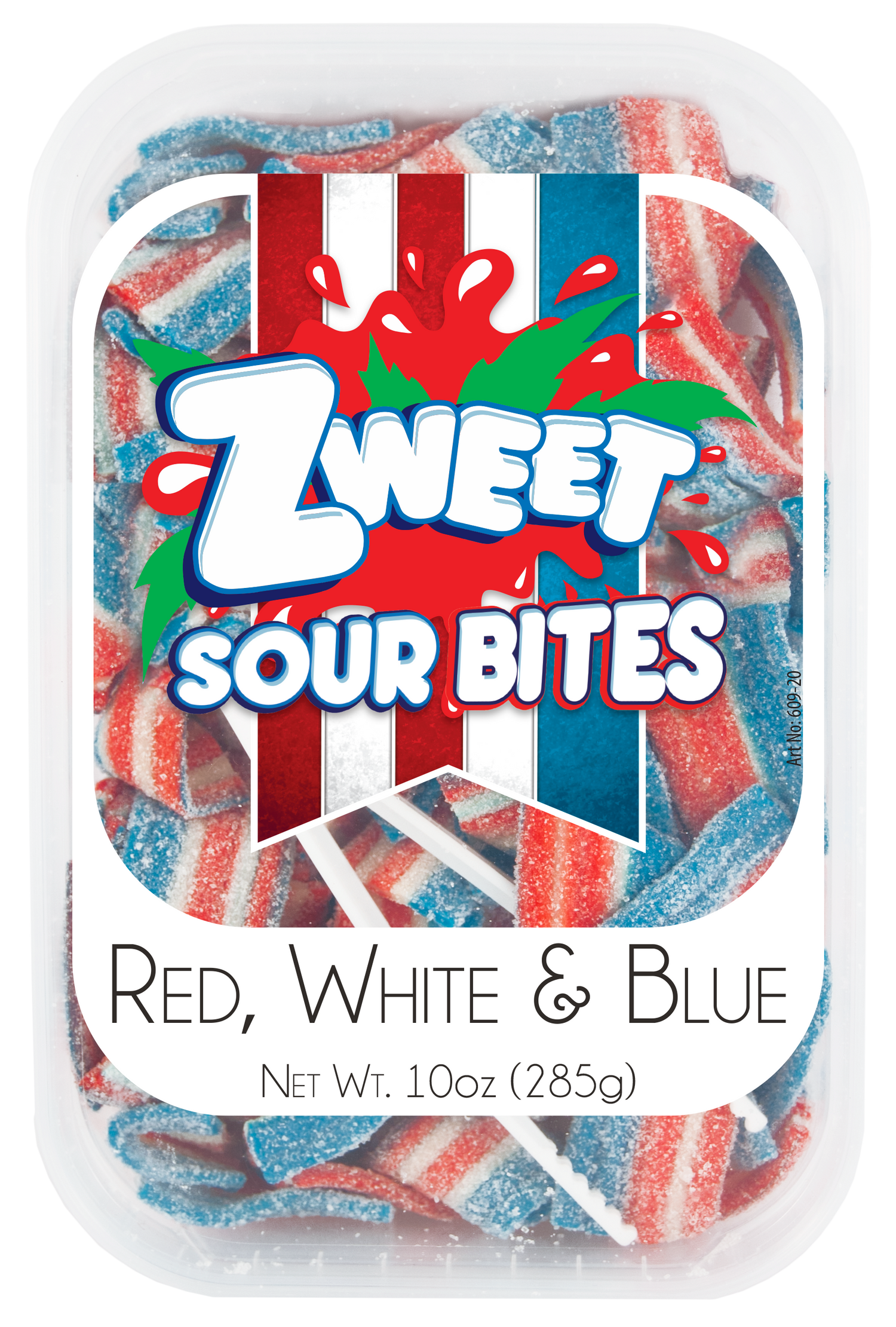 Sour US Flag Bites | 10 oz