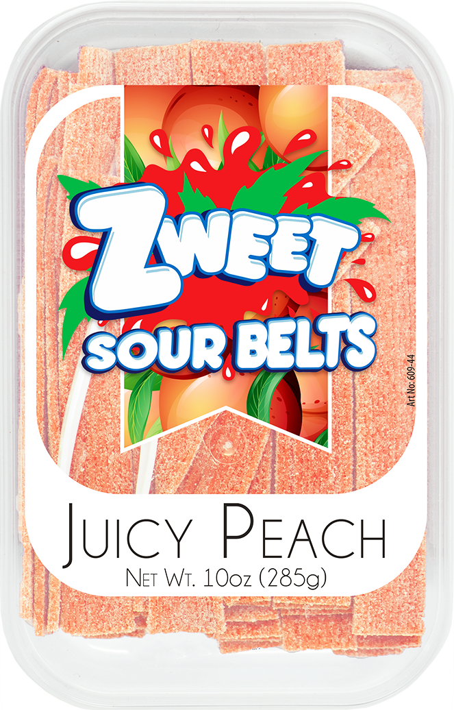 Sour Peach Belts | 10 oz