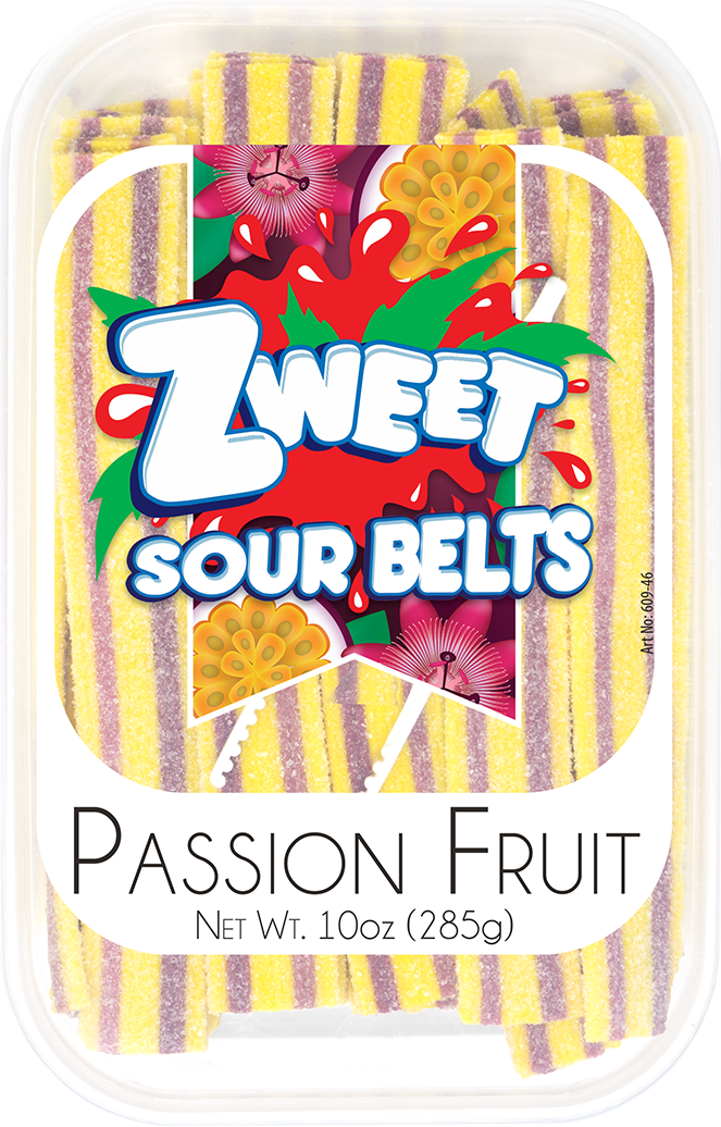 Sour Passion Fruit Belts | 10 oz