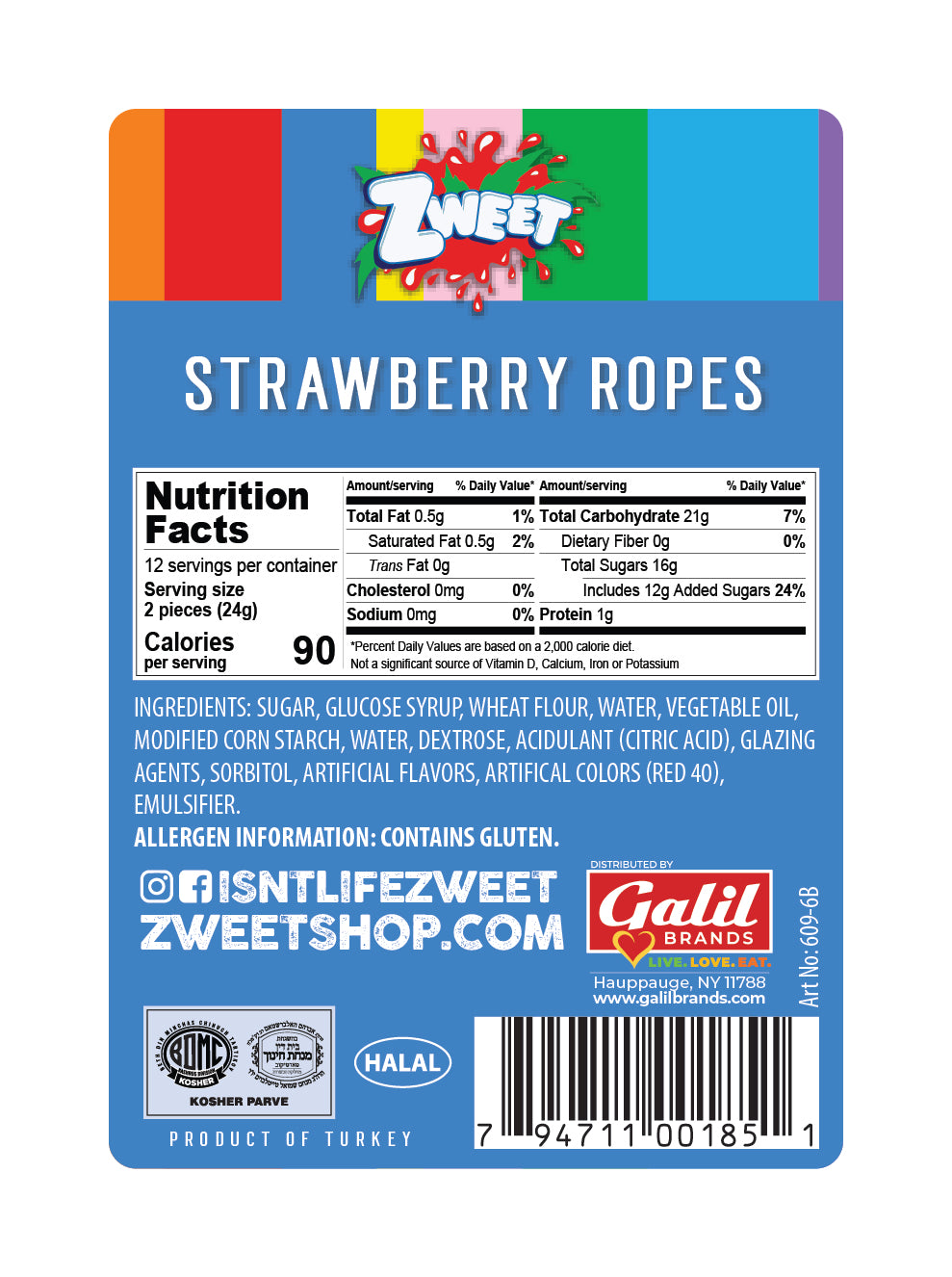 Strawberry Ropes | 10 oz